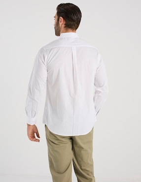 Camisa casual Regent Street manga larga para hombre