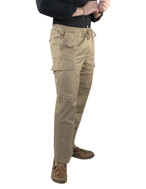 Pantalón cargo recto Innermotion de gabardina para hombre
