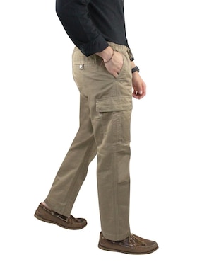 Pantalón cargo recto Innermotion de gabardina para hombre