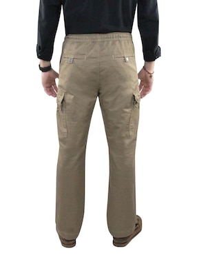 Pantalón cargo recto Innermotion de gabardina para hombre
