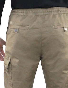 Pantalón cargo recto Innermotion de gabardina para hombre