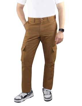 Pantalón cargo recto Innermotion de gabardina para hombre