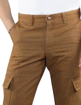 Pantalón cargo recto Innermotion de gabardina para hombre