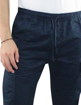 Pantalón cargo recto Innermotion de gabardina para hombre
