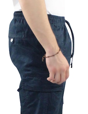 Pantalón cargo recto Innermotion de gabardina para hombre