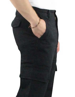 Pantalón cargo recto Innermotion de gabardina para hombre