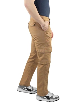 Pantalón cargo recto Innermotion de gabardina para hombre