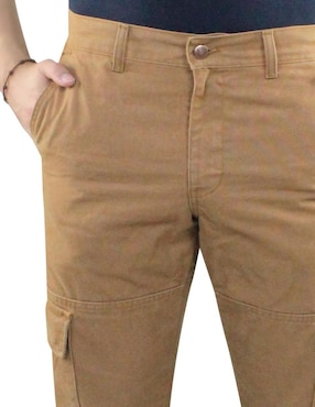 Pantalón cargo recto Innermotion de gabardina para hombre