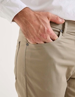 Pantalón chino straight Ferrioni de algodón para hombre