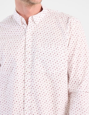 Camisa casual Dioro de algodón manga larga para hombre