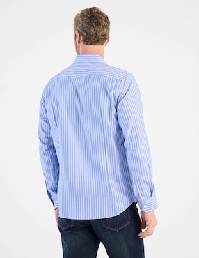 Camisa casual Dioro de algodón manga larga para hombre