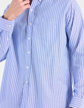Camisa casual Dioro de algodón manga larga para hombre