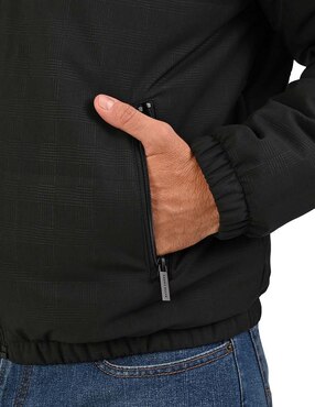 Chamarra casual Perry Ellis Portfolio con bolsillos para hombre