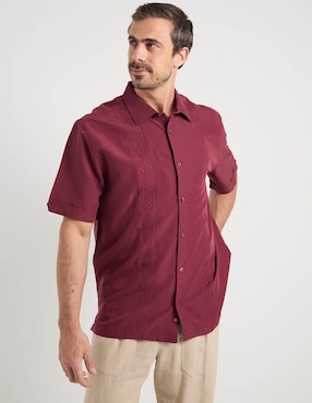 Camisa casual Cubavera manga corta para hombre