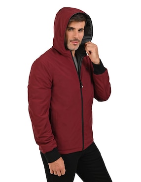 Chamarra casual Perry Ellis portfolio reversible para hombre