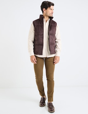 Pantalón skinny Chaps de algodón para hombre