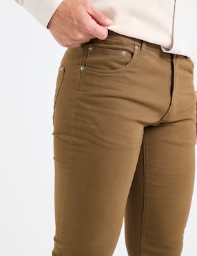 Pantalón skinny Chaps de algodón para hombre
