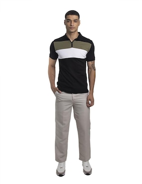 Playera tipo polo Boroni Pima premium para hombre