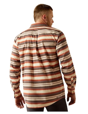 Camisa casual Ariat de algodón manga larga para hombre