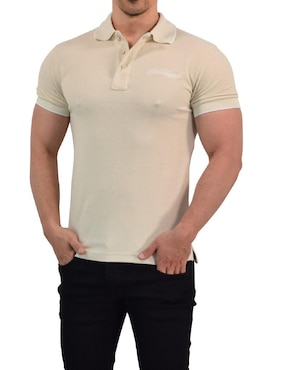 Playera tipo polo John Leopard para hombre