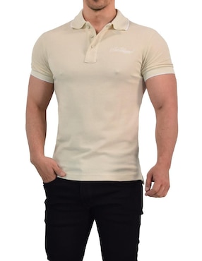 Playera tipo polo John Leopard para hombre