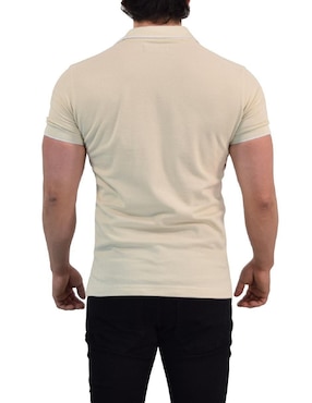 Playera tipo polo John Leopard para hombre