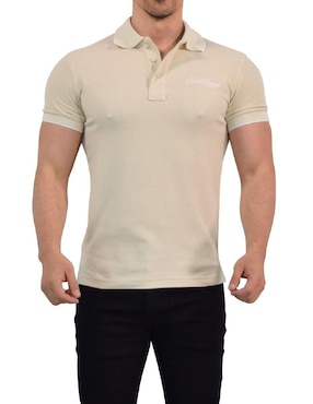 Playera tipo polo John Leopard para hombre