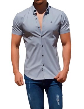 Camisa casual John Leopard para hombre