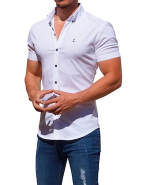 Camisa casual John Leopard para hombre
