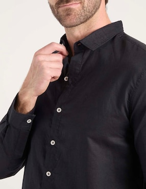 Camisa casual Ábito manga larga para hombre