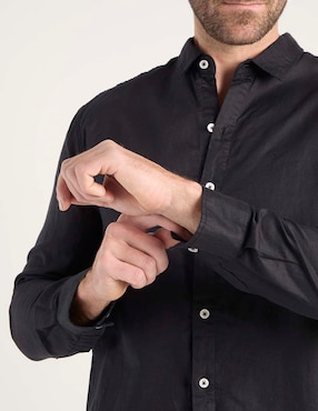 Camisa casual Ábito manga larga para hombre