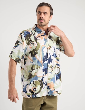 Camisa playa Cubavera manga corta para hombre