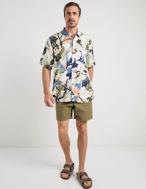 Camisa playa Cubavera manga corta para hombre