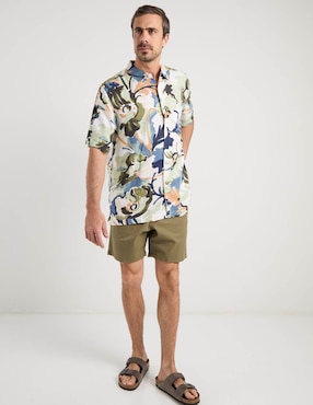 Camisa playa Cubavera manga corta para hombre