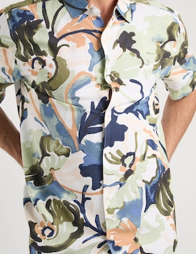 Camisa playa Cubavera manga corta para hombre