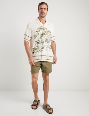 Camisa casual Cubavera manga corta para hombre