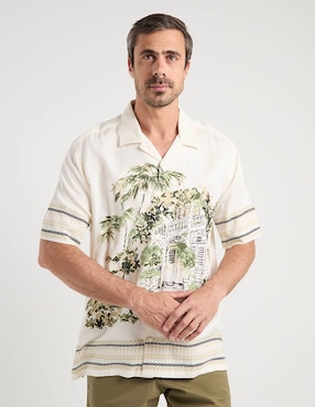 Camisa casual Cubavera manga corta para hombre