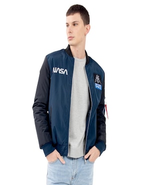 Chamarra bomber Quarry con bolsillos para hombre