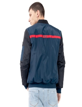 Chamarra bomber Quarry con bolsillos para hombre