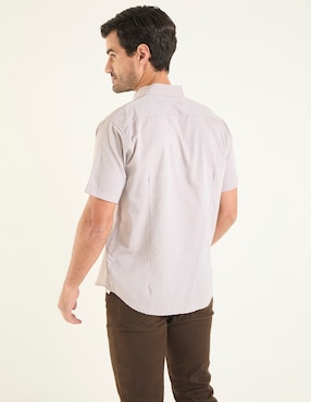 Camisa casual Dioro de algodón manga corta para hombre