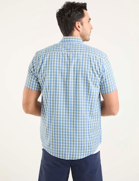 Camisa casual Dioro manga corta para hombre