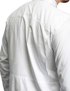 Camisa casual Ariat de algodón manga larga para hombre