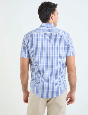 Camisa casual Dioro de bambú manga corta para hombre