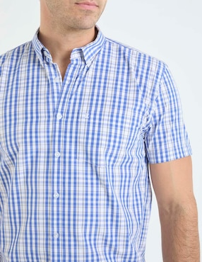 Camisa casual Dioro de bambú manga corta para hombre