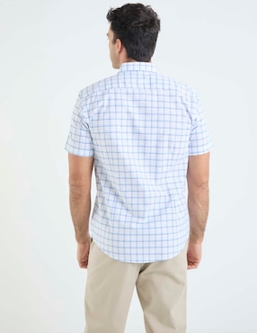 Camisa casual Dioro de algodón manga corta para hombre