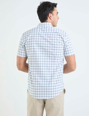 Camisa casual Dioro de algodón manga corta para hombre