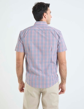 Camisa casual Dioro de bambú manga corta para hombre