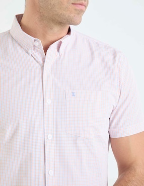 Camisa casual Dioro de bambú manga corta para hombre