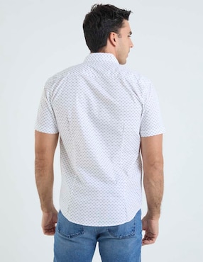 Camisa casual Dioro de algodón manga corta para hombre