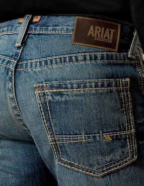 Jeans boot Ariat deslavado para hombre